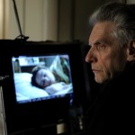Il regista David Cronenberg a lavoro sul set di A Dangerous Method (UK, USA, Canada, Germania, Svizzera 2011)