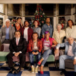 Il cast al completo di Natale a Londra - Dio salvi la Regina di Volfango De Biasi (Italia, 2016)