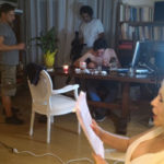 Immagini dal set di Altin in città per il regista Fabio Del Greco.