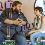 Stefano Fresi e Selene Caramazza in un momento di Cuori puri di Roberto De Paolis (Italia, 2017)