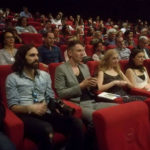 Alcuni degli intervistati durante una proiezione all'Irish Film Festa di Roma.