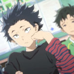 Un'immagine dal film d'animazione La forma della voce di Naoko Yamada (Koe no katachi, Giappone 2016)