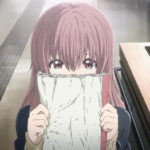 Shoko, ragazza muta in La forma della voce di Naoko Yamada (Koe no katachi, Giappone 2016)