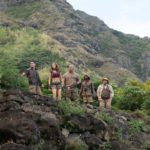 Il cast pronto all'azione in Jumanji - Benvenuti nella giungla di Jake Kasdan (USA, 2017)