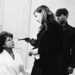 Momenti di tensione durante Bande à part di Jean-Luc Godard (Francia, 1964)