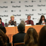 Un momento della conferenza stampa milanese di "The Post" di Steven Spielberg (USA, UK 2017)