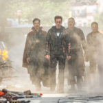 Una rappresentanza dei "vendicatori" durante Avengers: Infinity War di Anthony Russo e Joe Russo (USA, 2018)