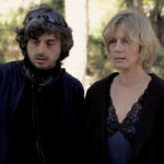 Il regista Giuseppe Petitto con Antonia Liskova sul set di Parlami di Lucy di Giuseppe Petitto (Italia, Svizzera, Slovenia 2017)