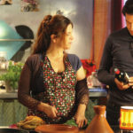 Agnès Jaoui e Jacques Lafitte in un momento de L'arte della fuga di Brice Cauvin (Francia, 2014)