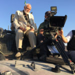 Il regista sul set di Due soldati di Marco Tullio Giordana (Italia, 2017)