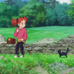 La piccola protagonista in un momento di Mary e il fiore della strega di Hiromasa Yonebayashi (Meari to majo no hana, Giappone 2017)
