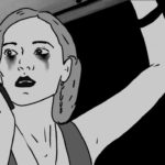 L'animazione in bianco e nero di Cat Noir, cortometraggio di O'Neil Bürgi (Svizzera, 2018)