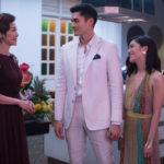 I tre protagonisti ritratti nel corso di Crazy & Rich di Jon M. Chu (Crazy Rich Asians, USA 2018)