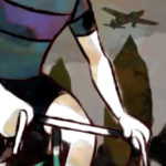 Fughe in bicicletta durante il corto animato Mercurio di Michele Bernardi (Italia, 2018)