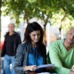 Il regista e attore in un'altra immagine tratta da Aeffetto Domino di Pietro Massa (Italia, 2017)