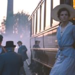 Ancora l'ottima Juli Jakab in un momento di Sunset di László Nemes (Napszállta Ungheria, Francia 2018)