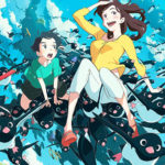 Una trascinante immagine tratta da Penguin Highway di Hiroyasu Ishida Giappone, 2018)