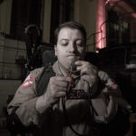 Simone Scopa in un momento di Ghostbusters Italia di Federico Anzini (Italia, 2018)