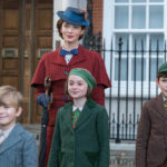 Emily Blunt e i tre pargoli ne Il ritorno di Mary Poppins di Rob Marshall (Mary Poppins Return, USA 2018)