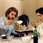 Nanni Moretti e Laura Morante a tavola durante Bianca di Nanni Moretti (Italia, 1984)