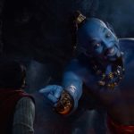 Will Smith, negli eterei panni del genio in Aladdin di Guy Ritchie (USA, 2019)