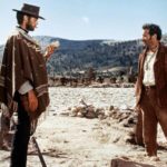 Clint Eastwood ed Eli Wallach in un momento de Il buono, il brutto e il cattivo di Sergio Leone (Italia, Spagna, Germania Ovest 1966)