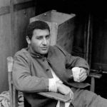 Alberto Sordi in un momento di relax sul set de La grande guerra di Mario Monicelli (Italia, Francia 1959)