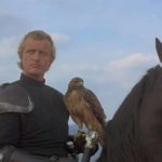Rutger Hauer in versione cavaliere in Ladyhawk di Richard Donner (USA, Italia 1985)