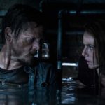 Barry Pepper e Kaya Scodelario in un'altra immagine tratta da Crawl - Intrappolati di Alexandre Aja (USA, 2019)