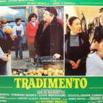 Un manifesto promozionale di Tradimento di Alfonso Brescia (Italia, 1982)