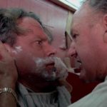Gene Hackman punisce Brad Dourif in Mississippi Burning - Le radici dell'odio di Alan Parker (USA, 1988)